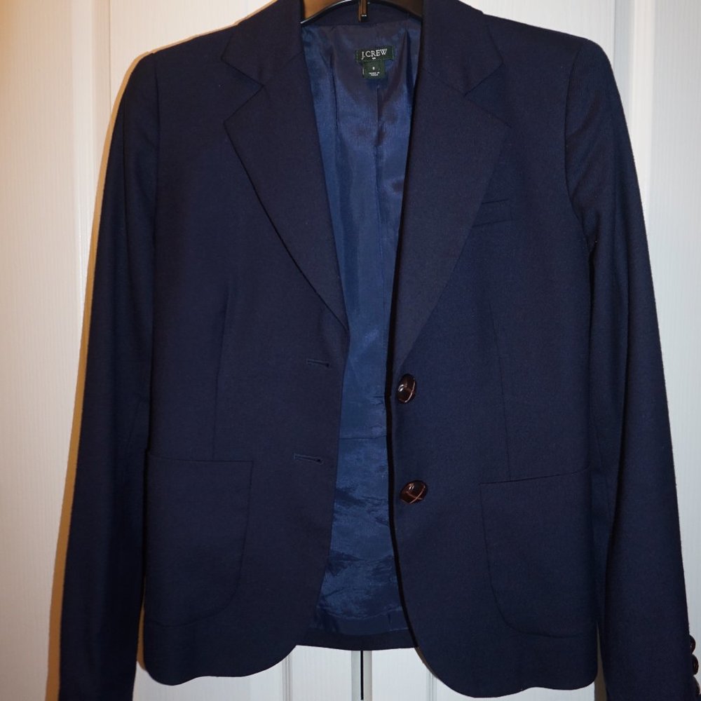 JCrew Schoolboy Blazer in Navy